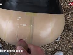 Outdoor fetish sex with Blonde Hexe