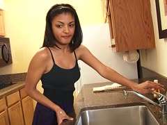 Ebony reitet ihren schwarzen Lover Ebony reitet ihren schwarzen Lover